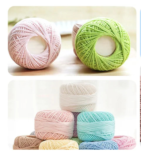 High Quality And Hot Sale 100% Cotton Mercerized Cotton Bright Knitting Yarn 