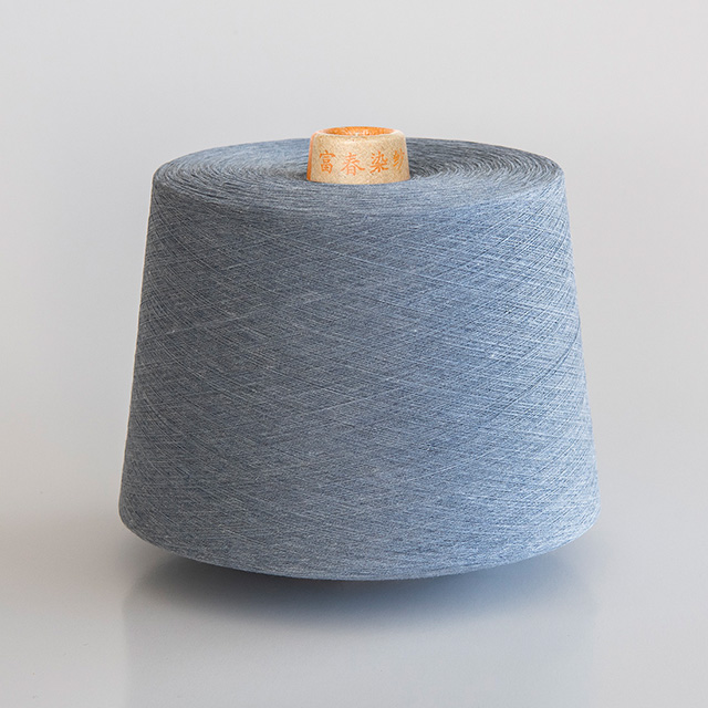 Melange yarn spinning process